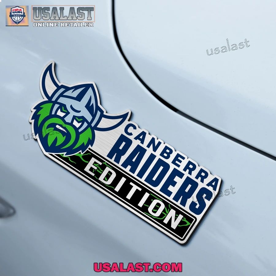 Canberra Raiders Edition Custom 3D Car Badge Sticker