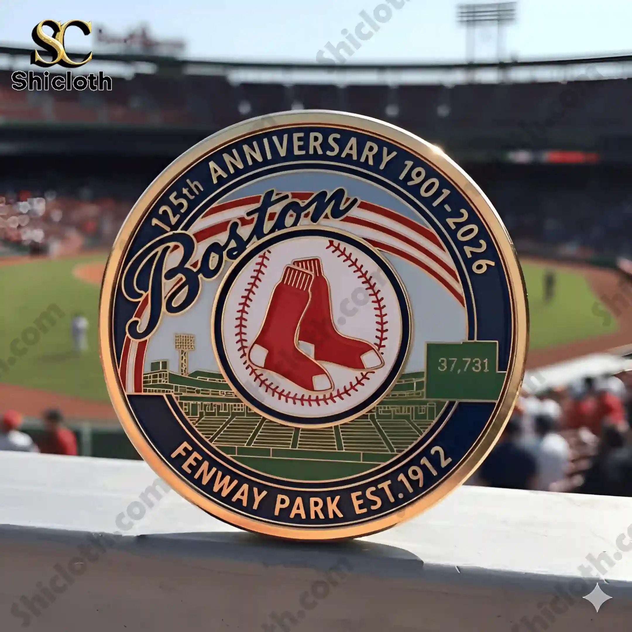 Boston Red Sox 125th Anniversary Commemorative Edition Coin