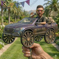 Leo Messi x Mercedes-Maybach S680 Wind Spinner For Garden