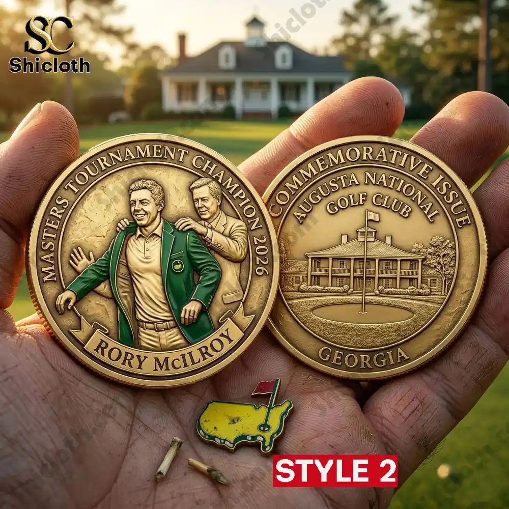 Rory McIlroy 2026 Masters Champions Commemorative Coin