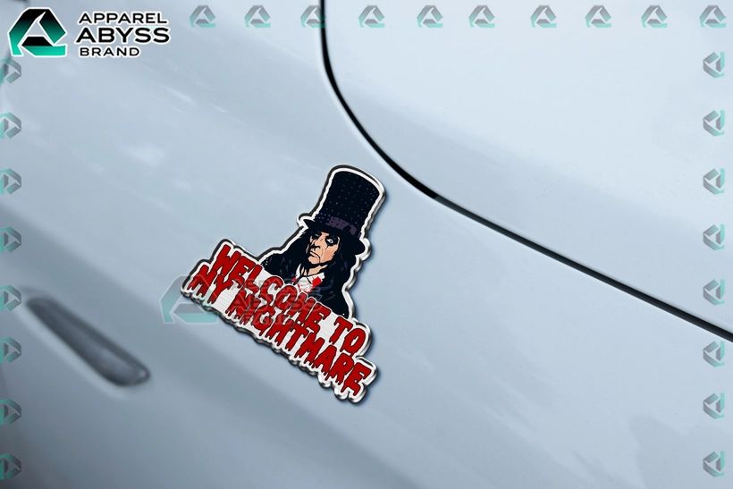 Alice Cooper Edition 3D Car Name Emblem Sticker