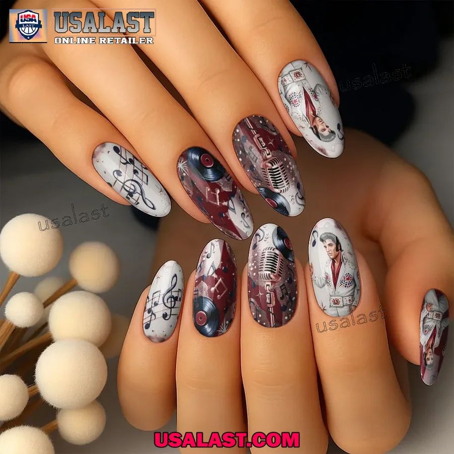 Elvis Presley Nails Box Gift For Fan
