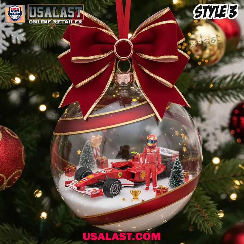 F1 Racing Christmas Ornaments 2025