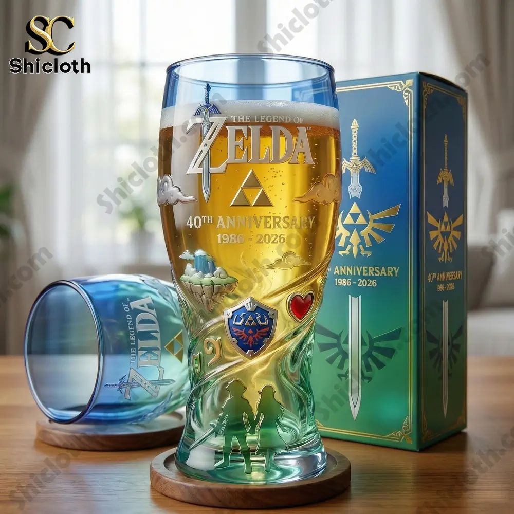 Zelda 40th Anniversary Collector Glass