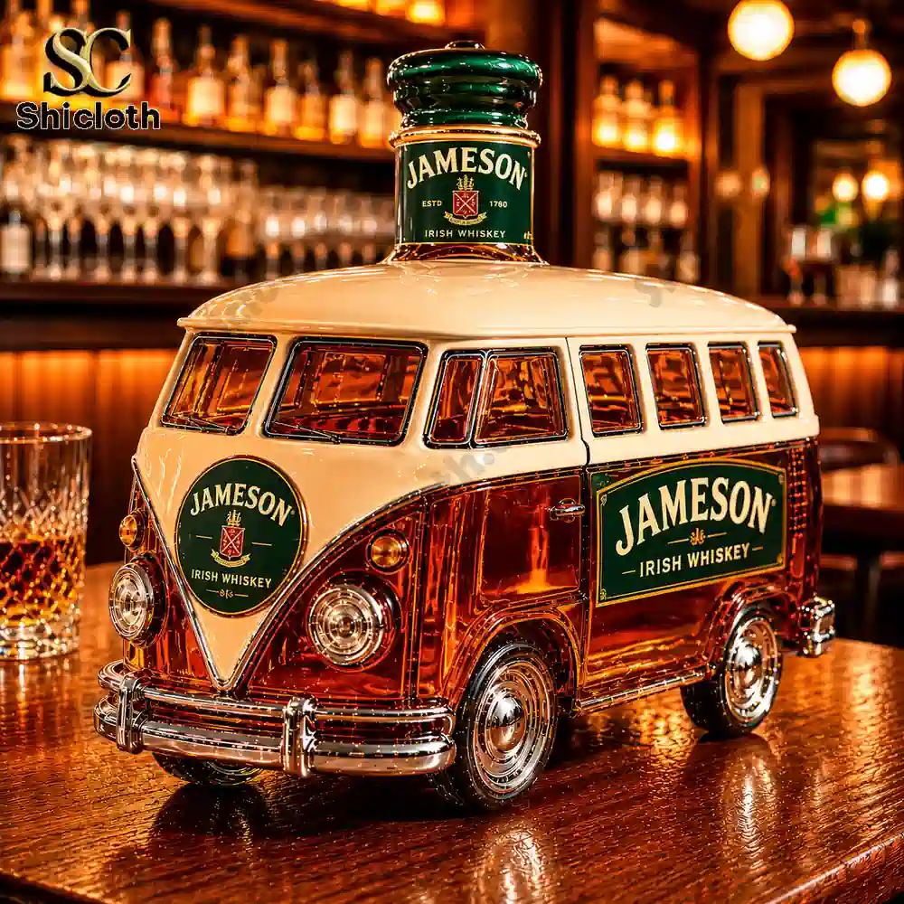 Volkswagen T1 Camper Van Whiskey Bottle