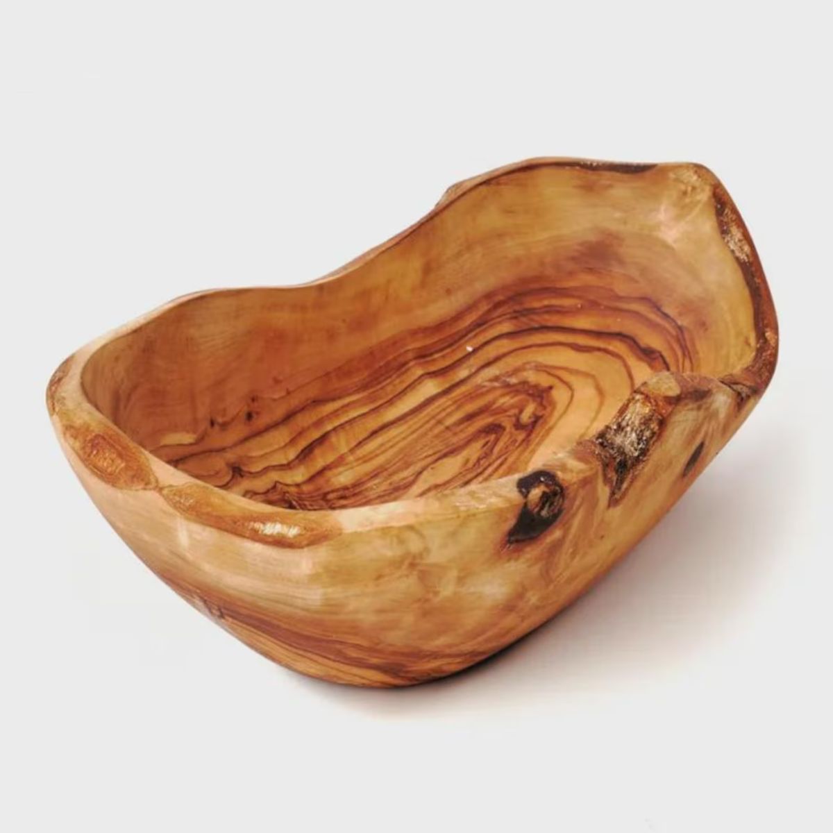 Exquisite Handcrafted Olive Wood Serving Bowl – Nature’s Timeless Art
