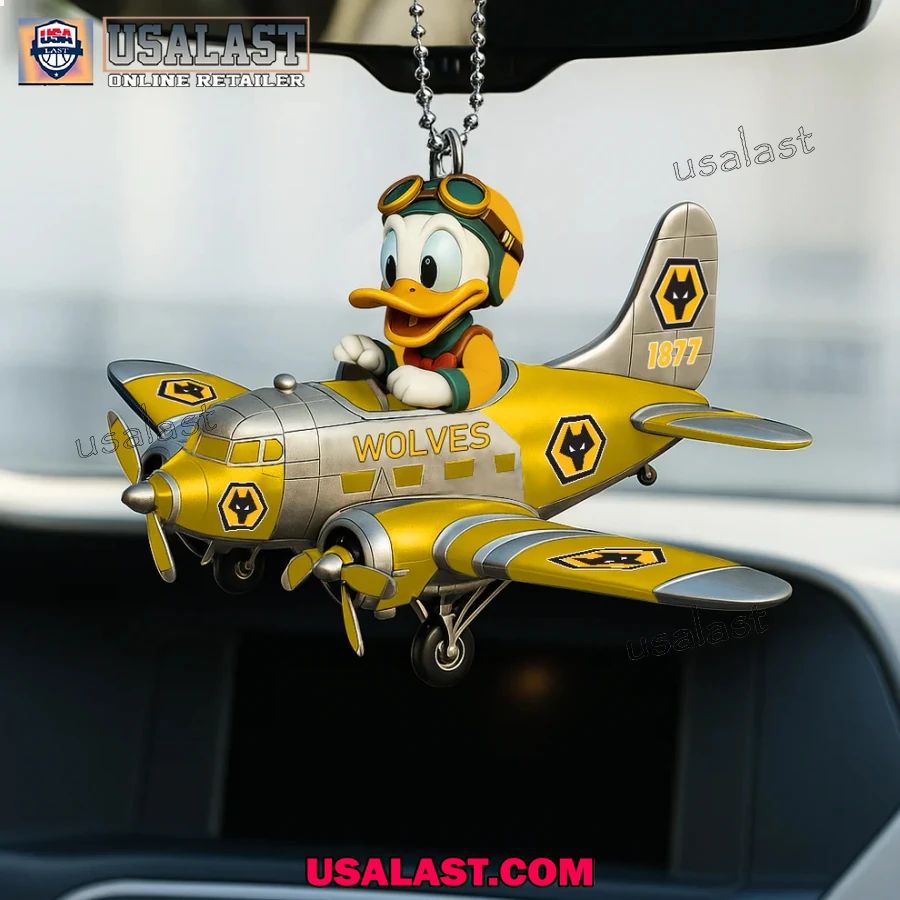 Wolverhampton Wanderers x Donald Duck Christmas Hanging Ornament