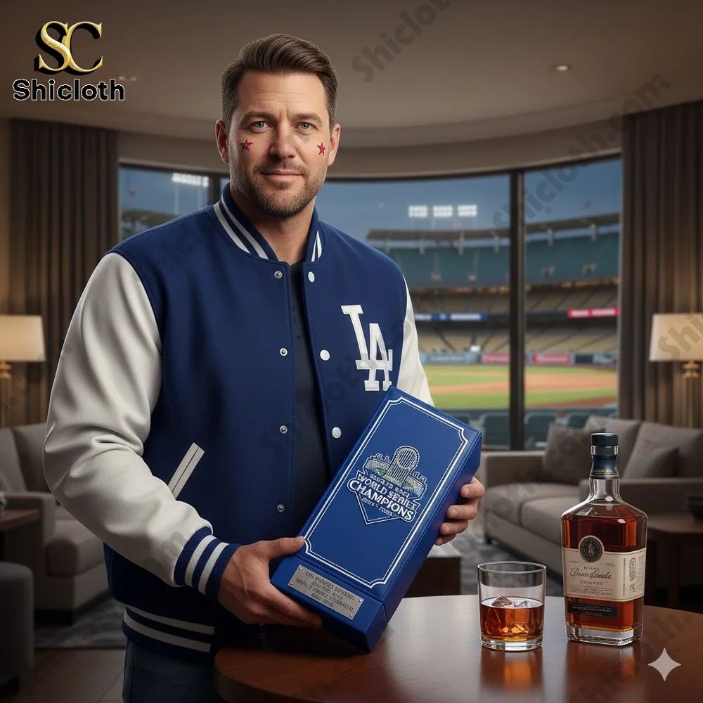 Los Angeles Dodgers Back-to-Back World Series Champions Commemorative Glass