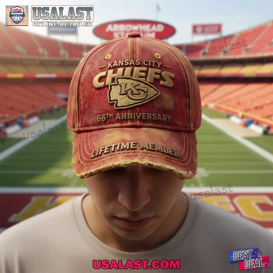 Kansas City Chiefs 66th Anniversary 1960-2026 Baseball Cap