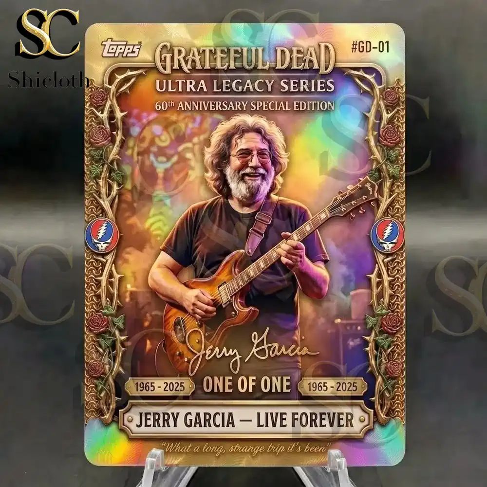 GRATEFUL DEAD 60th Anniversary JERRY GARCIA Premium Trading Card