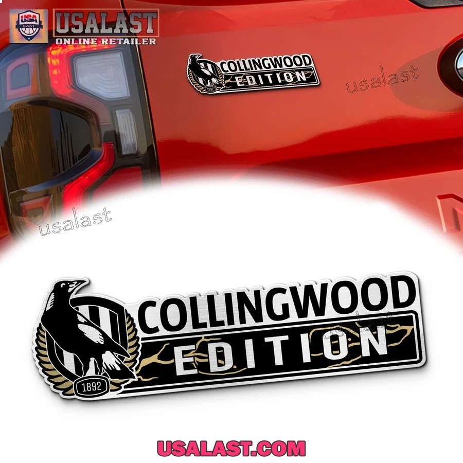 Collingwood Magpies Edition Custom 3D Car Badge Sticker