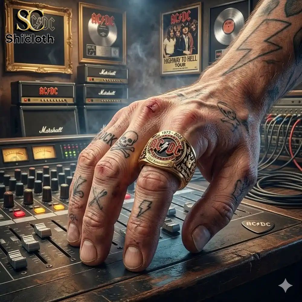 ACDC For Those About to Rock We Salute You 53th Anniversary Commemorative Ring