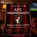 AFC Bournemouth The Cherries Match Day Blanket