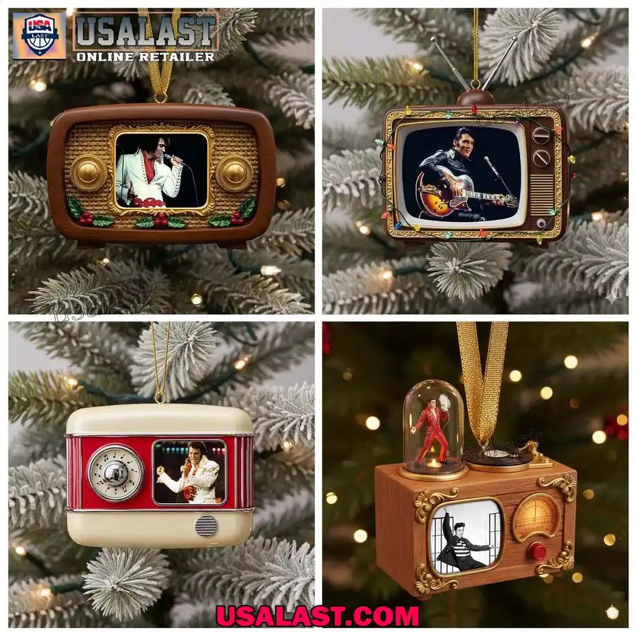 Elvis Presley Radio Christmas Ornament