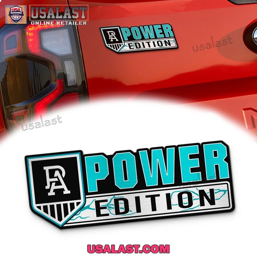 Port Adelaide Power Edition Custom 3D Car Badge Sticker
