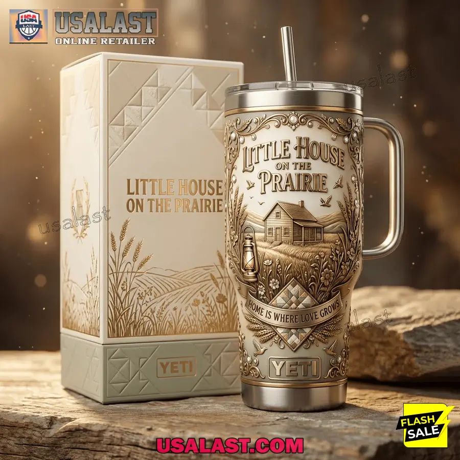 Little House On The Prairie Tumbler With Handle