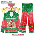 Iowa State Cyclones Button Pajamas Set