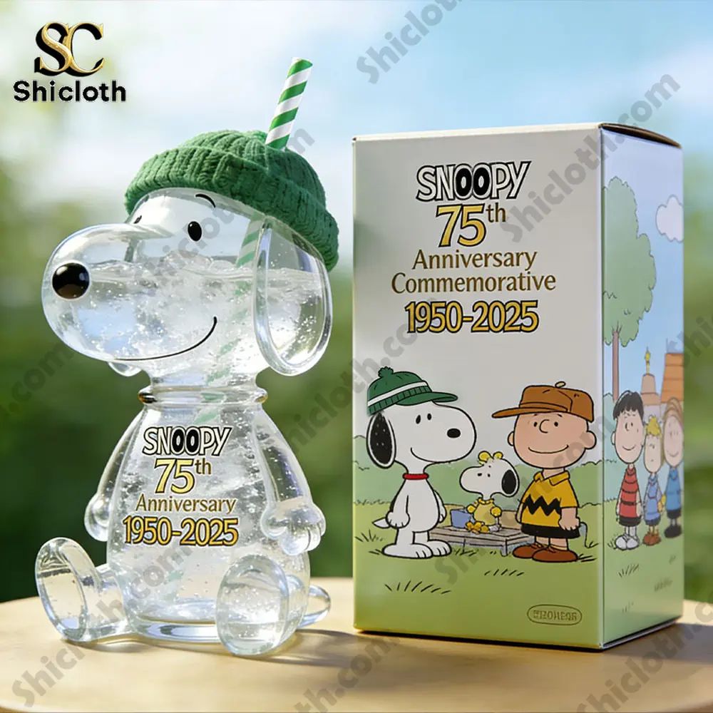 Snpy 75th Anniversary Glass Water Bottle Beverage Bottle