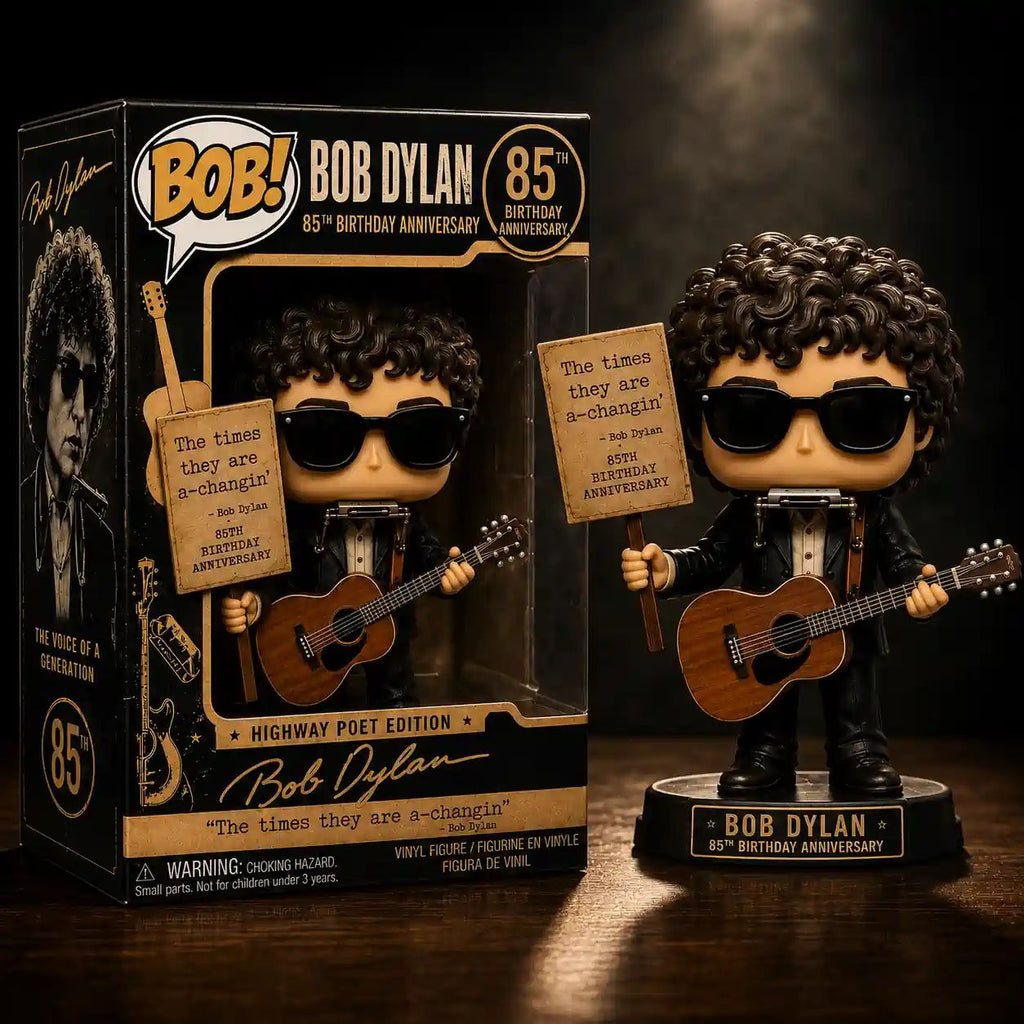 Young Greenwich Village Bob Dylan 85th Birthday Anniversary Edition Funko Pop! Figure