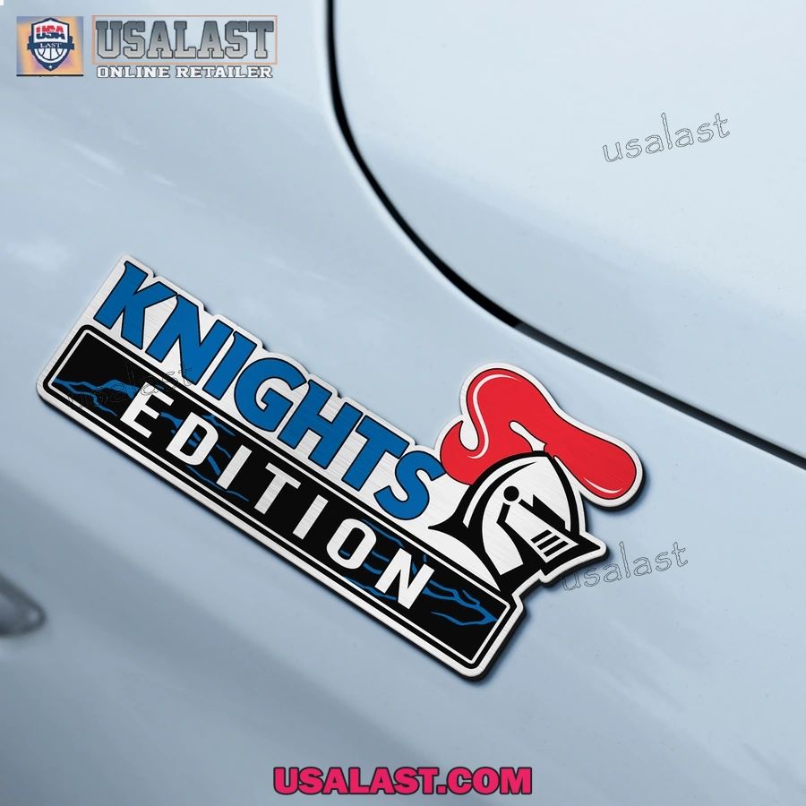 Newcastle Knights Edition Custom 3D Car Badge Sticker