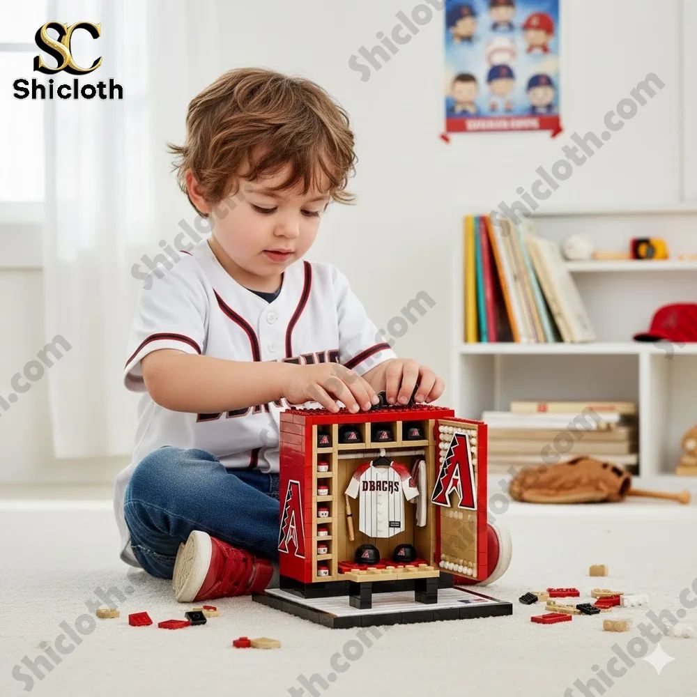 Arizona Diamondbacks Locker Room Building Blocks