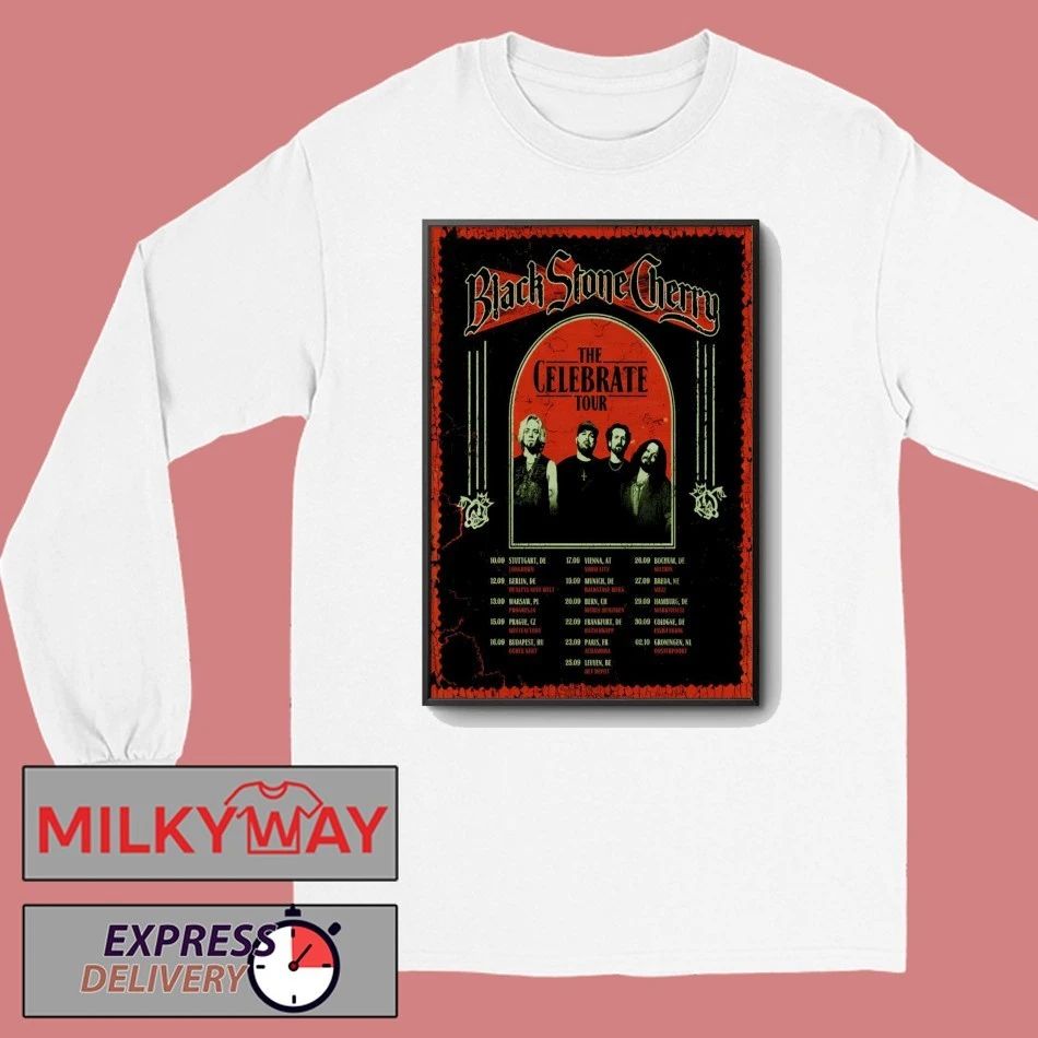 Black Stone Cherry Poster The Celebrate 2026 Tour shirt