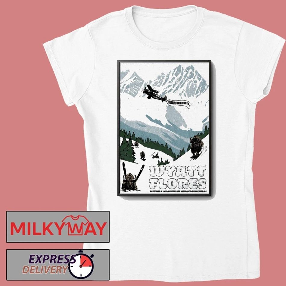 Wyatt Flores Tour Vancouver BC On Nov 9 2025 Poster shirt