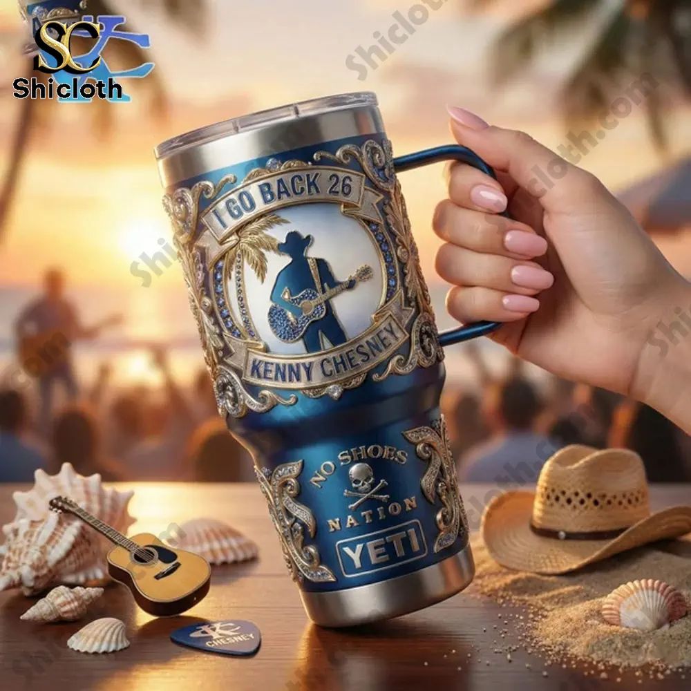 Kenny Chesney I Go Back 26 No Shoes Nation Tumbler
