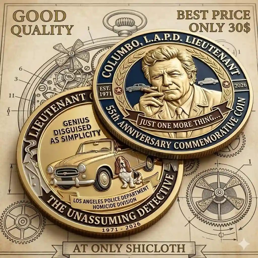 Columbo 55th Anniversary Commemorative Coin