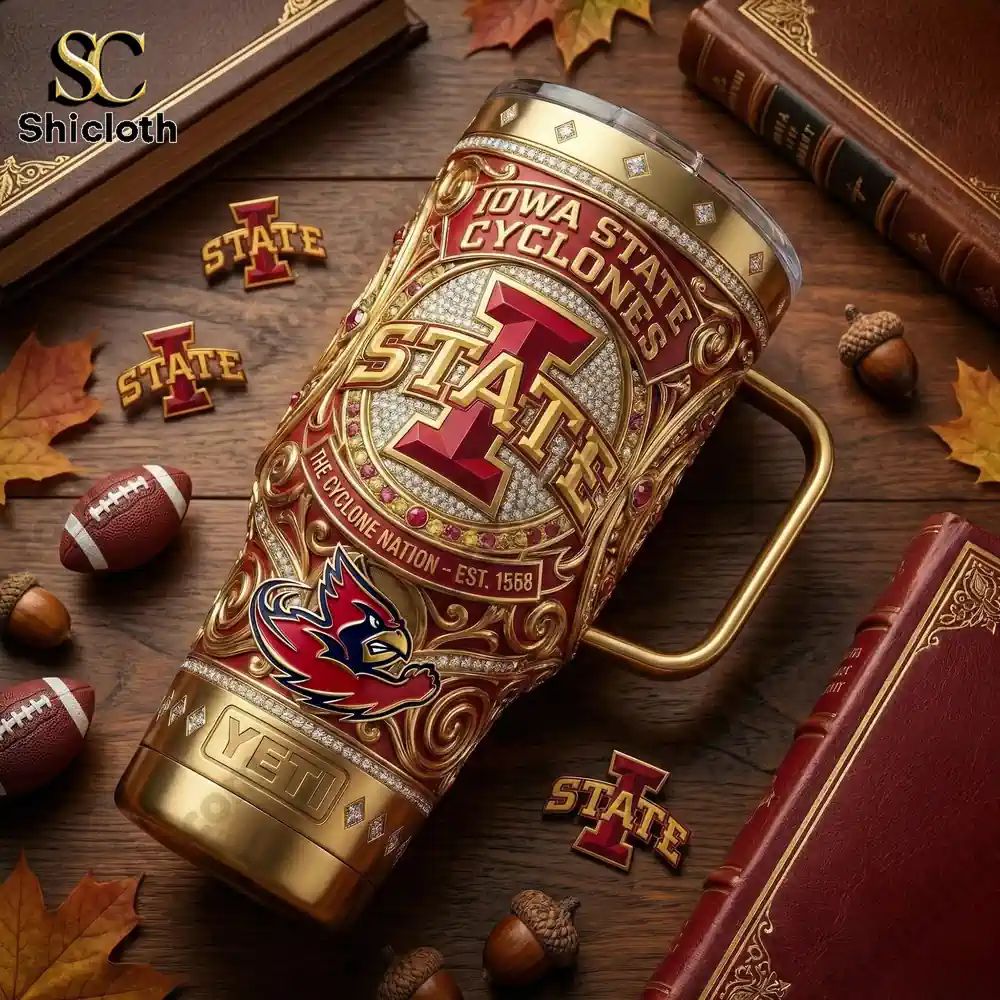 Iowa State Cyclones 40oz Tumbler With Handle