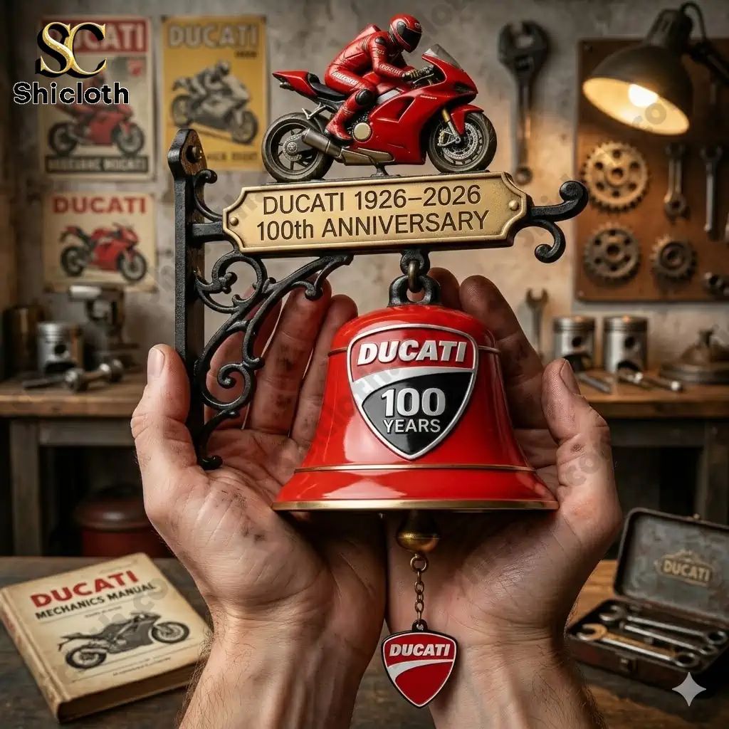 Ducati 100th Anniversary (1926?2026) Commemorative Wall Bell