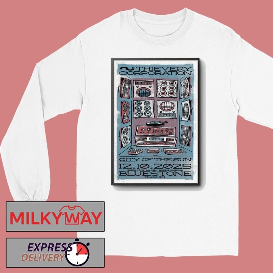 Thievery Corporation At The Bluestone On Dec 10 2025 Poster shirt