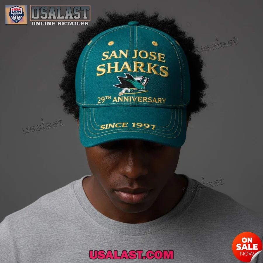 San Jose Sharks 29th Anniversary 1997-2026 Classic Cap