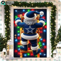 Dallas Cowboys Santa Claus Premium Door Cover