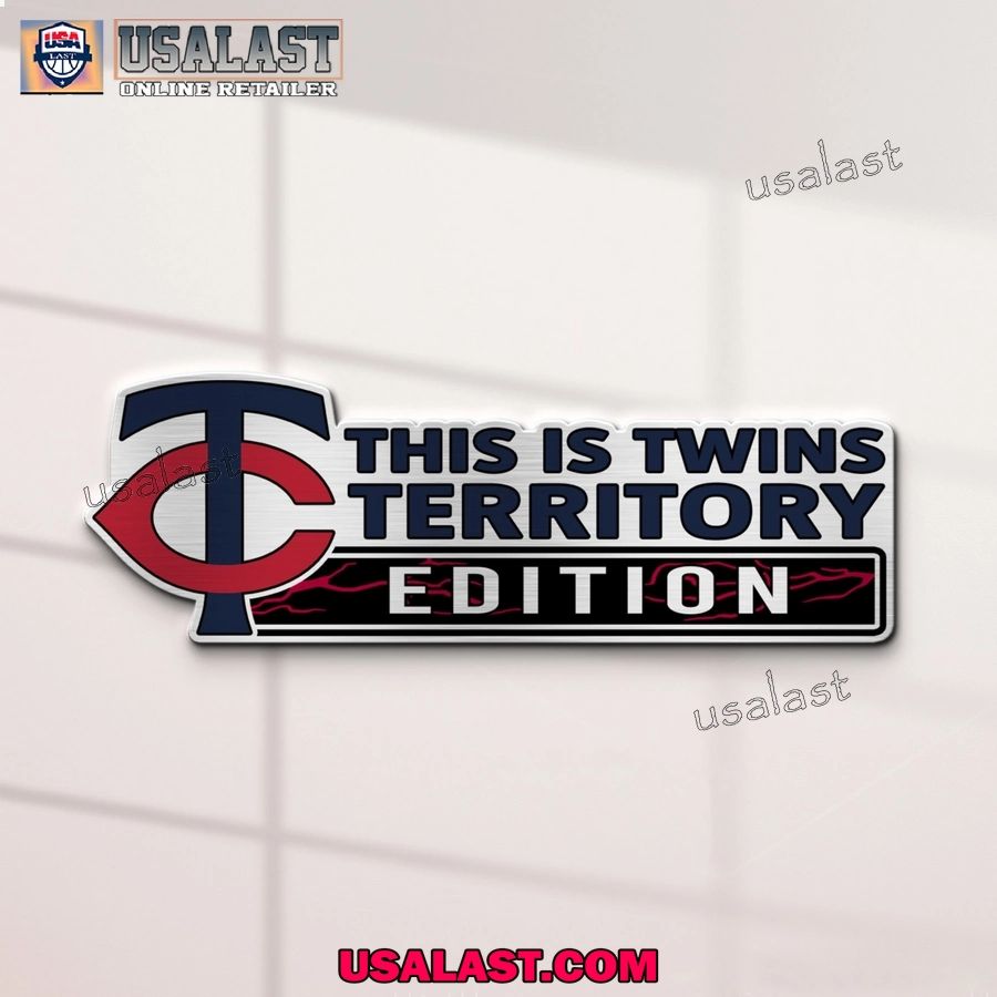 Minnesota Twins Edition Engraved Car Name Badge