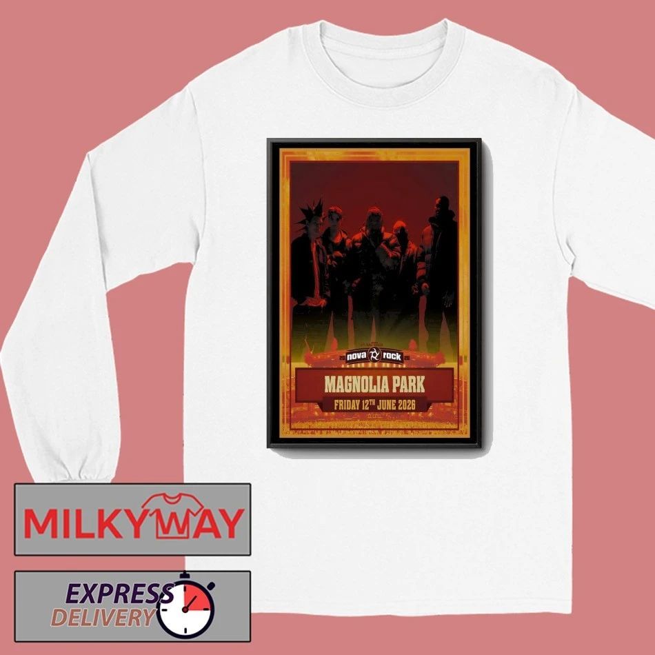 Nova Rock Festival Fall Tour 2026 Magnolia Park Poster shirt
