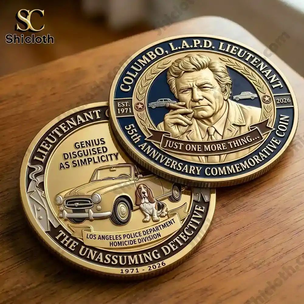 Columbo 55th Anniversary Commemorative Coin