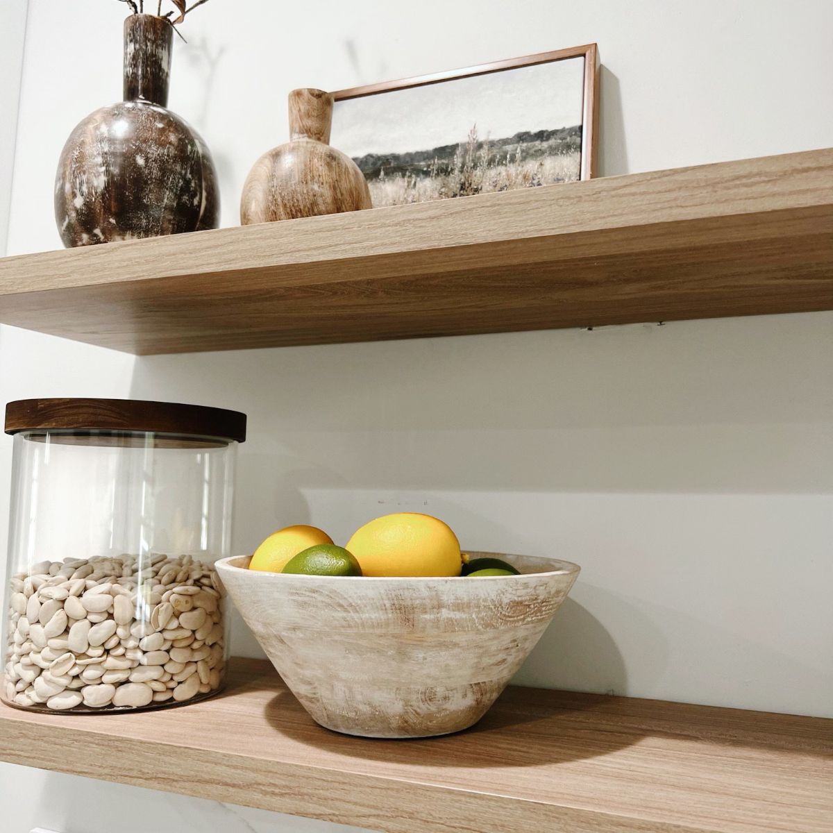 Rustic Natural Wood Bowl – Multifunctional Storage & Décor