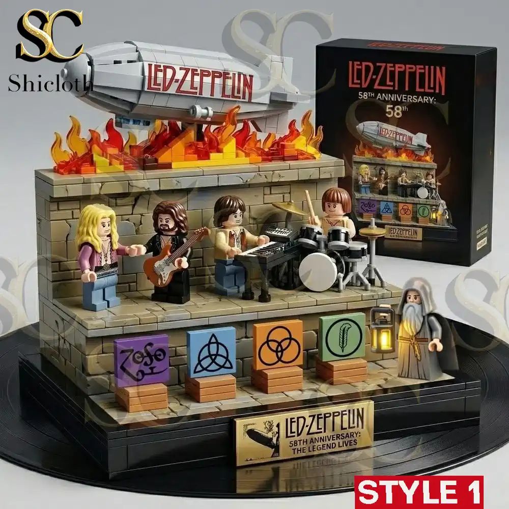 Led Zeppelin 58th Anniversary Collection Building Blocks Set