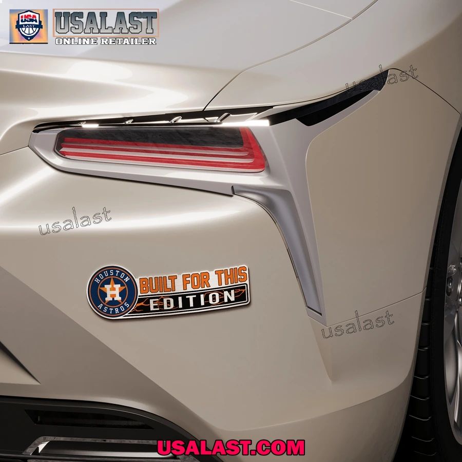 Houston Astros Edition Engraved Car Name Badge