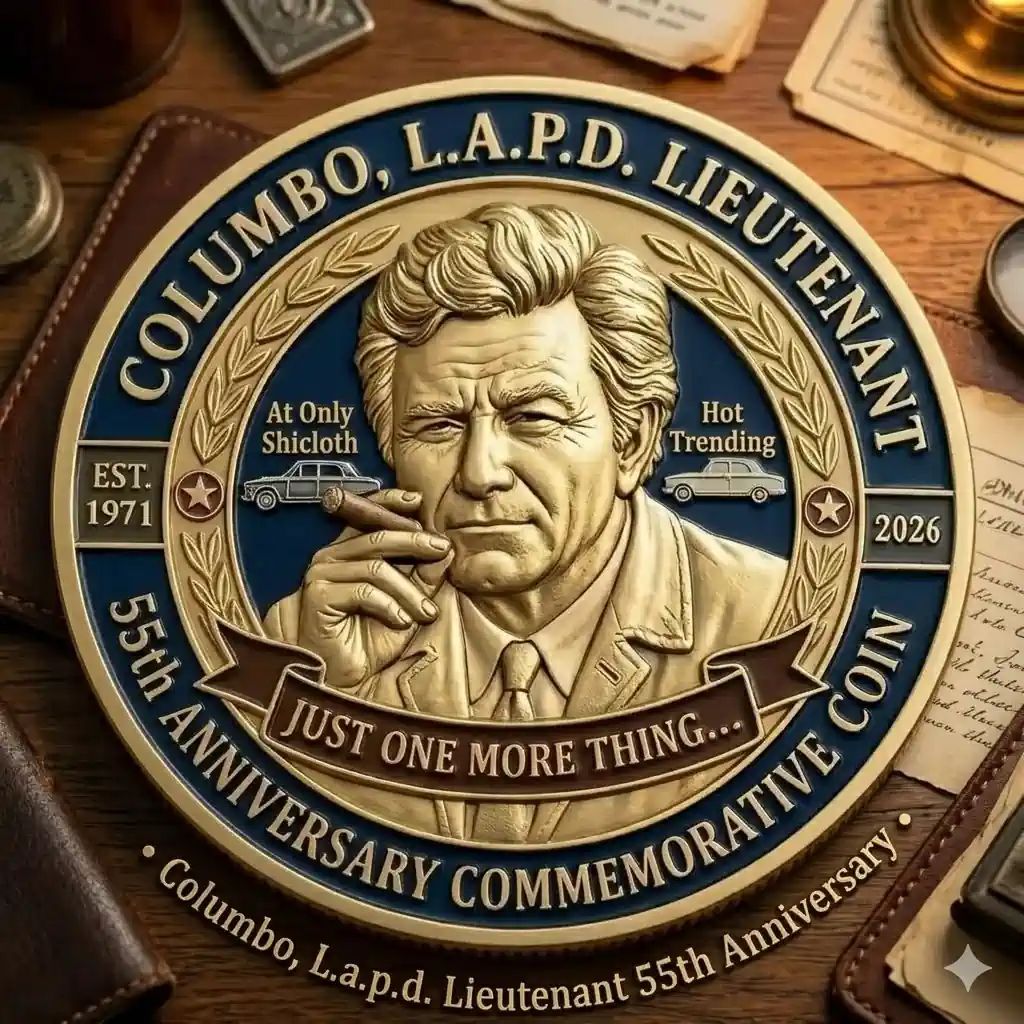 Columbo, L.a.p.d. Lieutenant 55th Anniversary Commemorative Coin