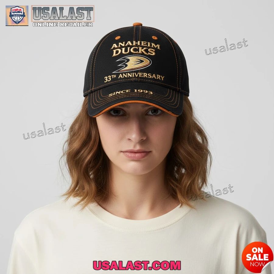 Anaheim Ducks 33rd Anniversary 1993-2026 Classic Cap