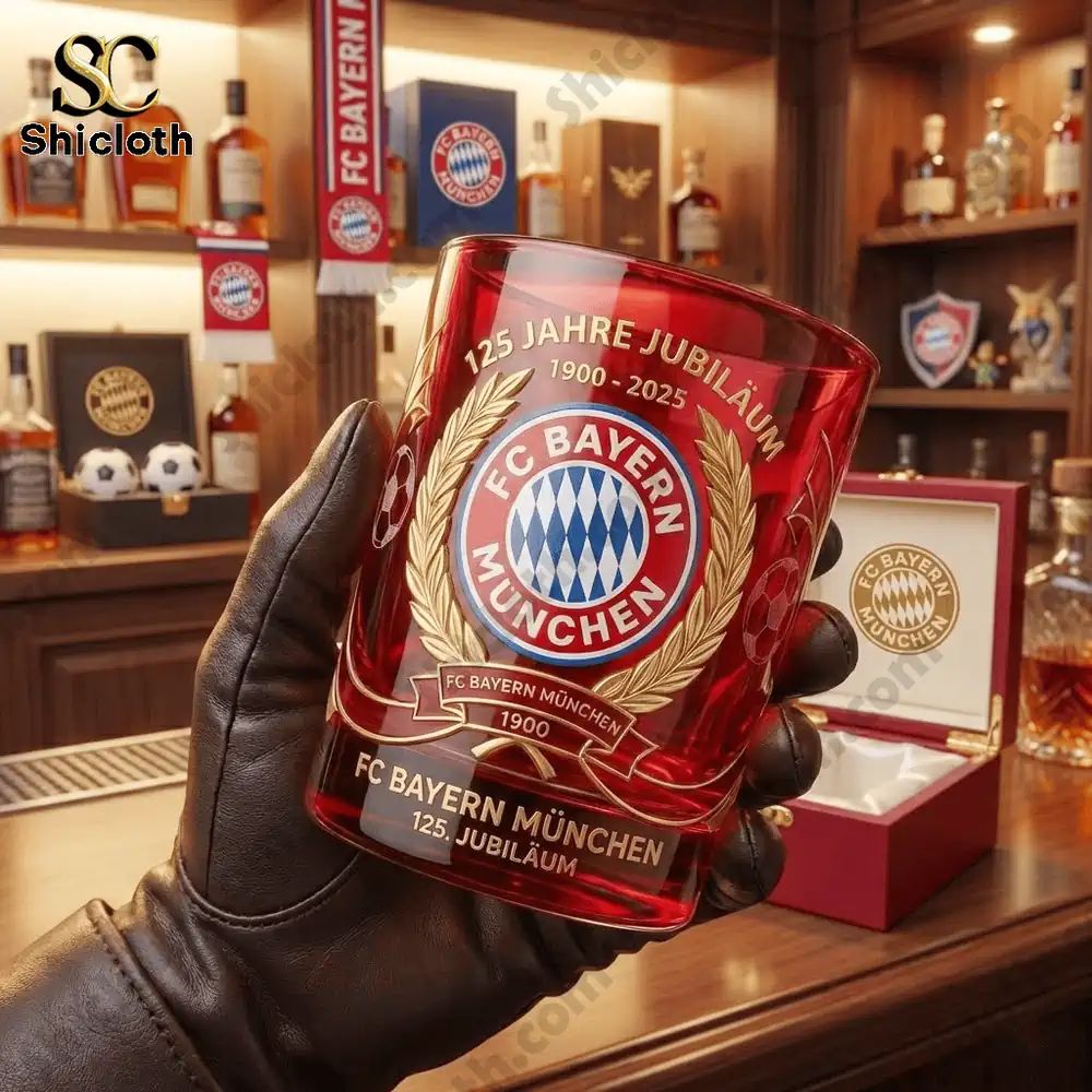 FC Bayern München 125th Anniversary Glass