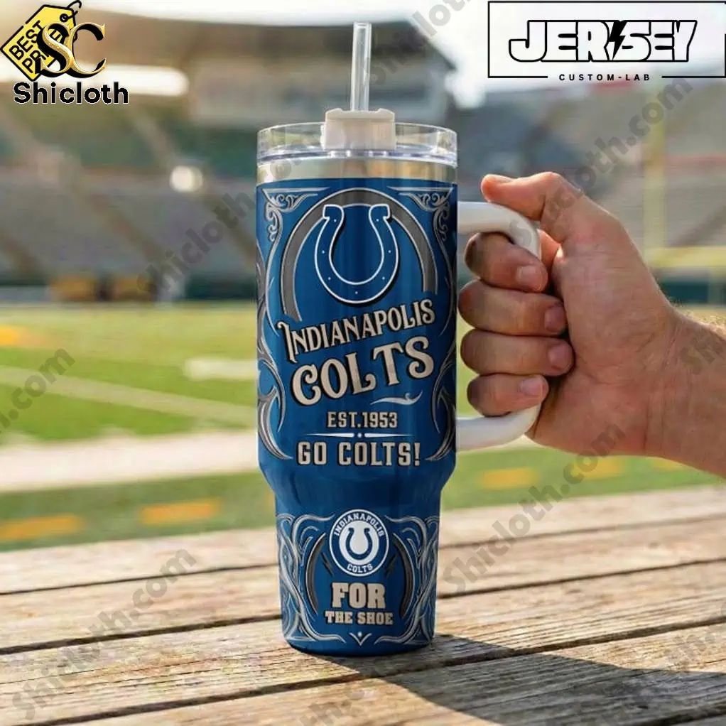 Indianapolis Colts For the Shoe Special YETI Tumbler