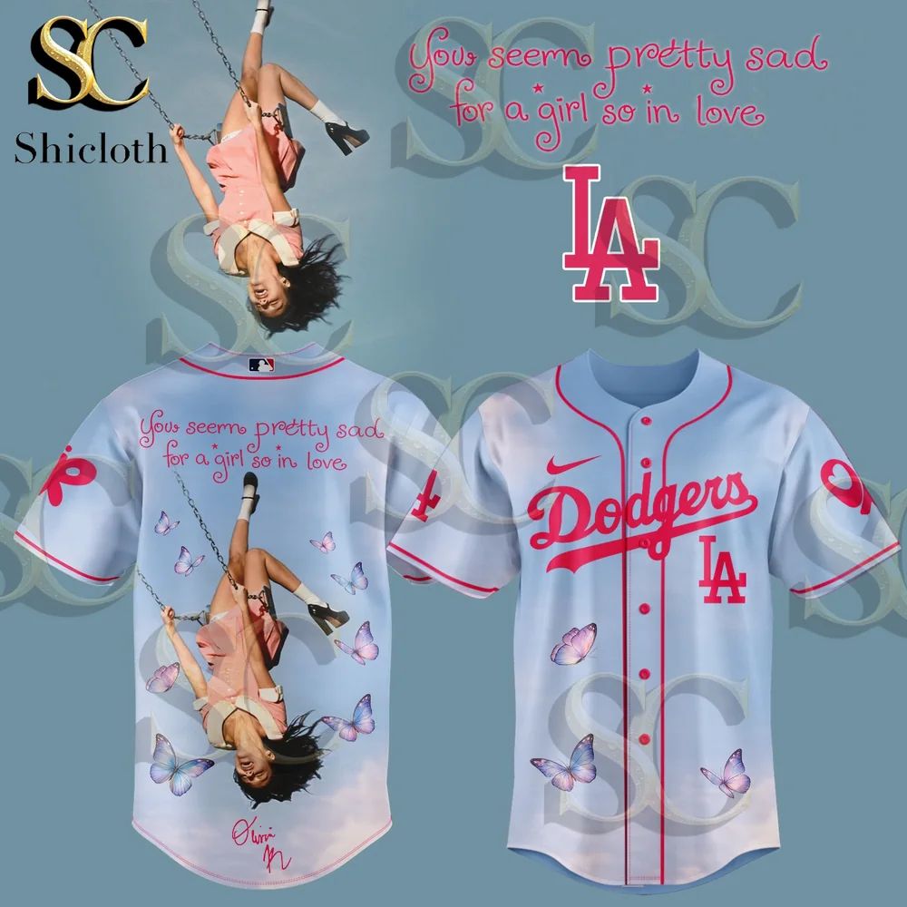 All MLB Teams x Olivial Rodrigo You Seem Pretty Sad For A Girl So In Love 2026 Jersey