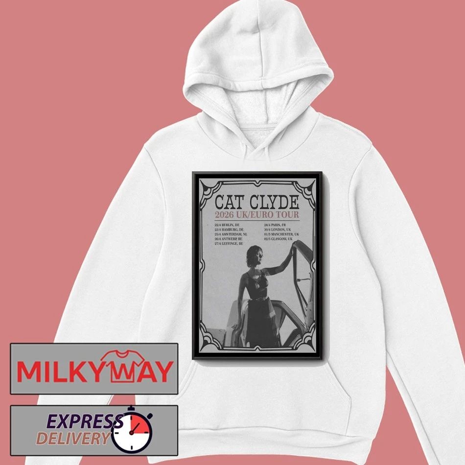 Cat Clyde UK-EU Tour 2026 Poster shirt