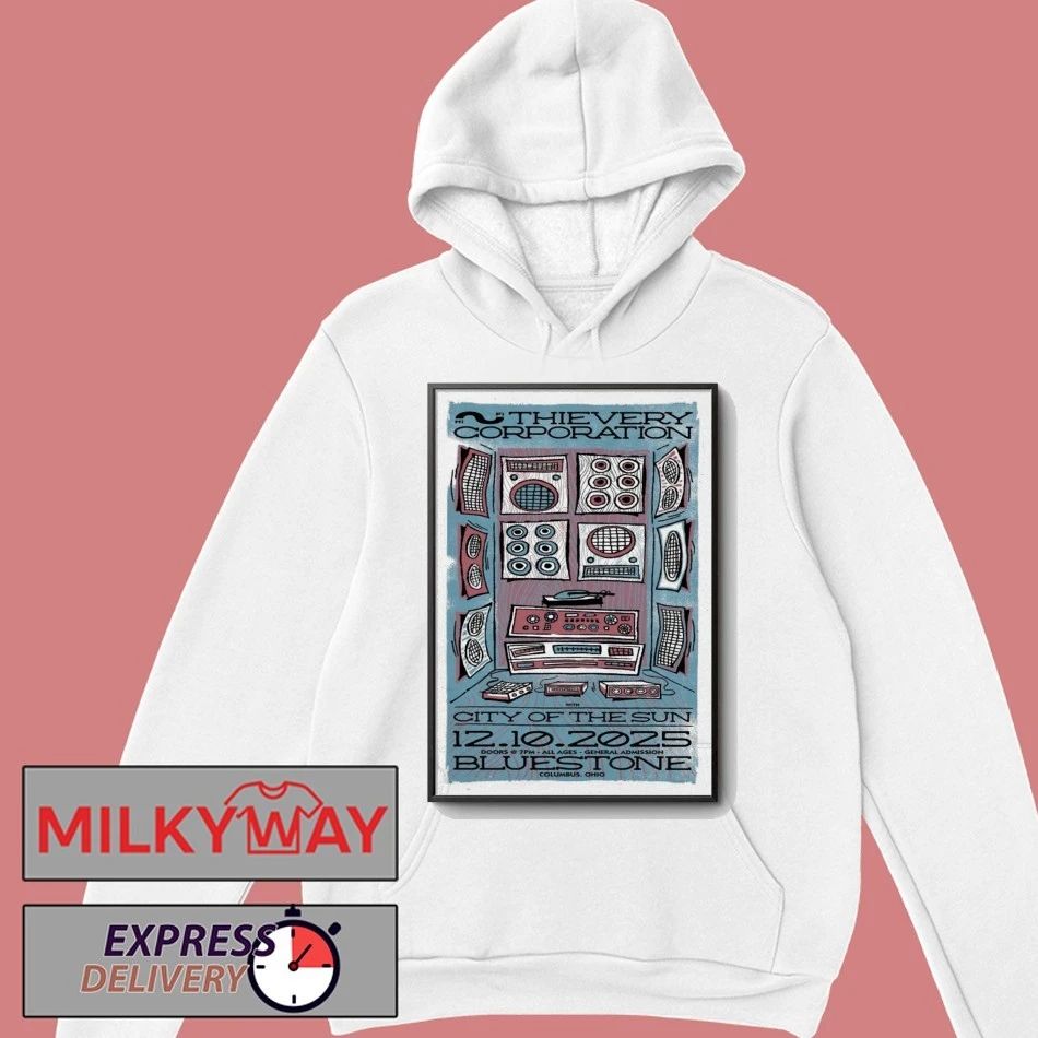 Thievery Corporation December 10 2025 In Columbus OH Poster shirt