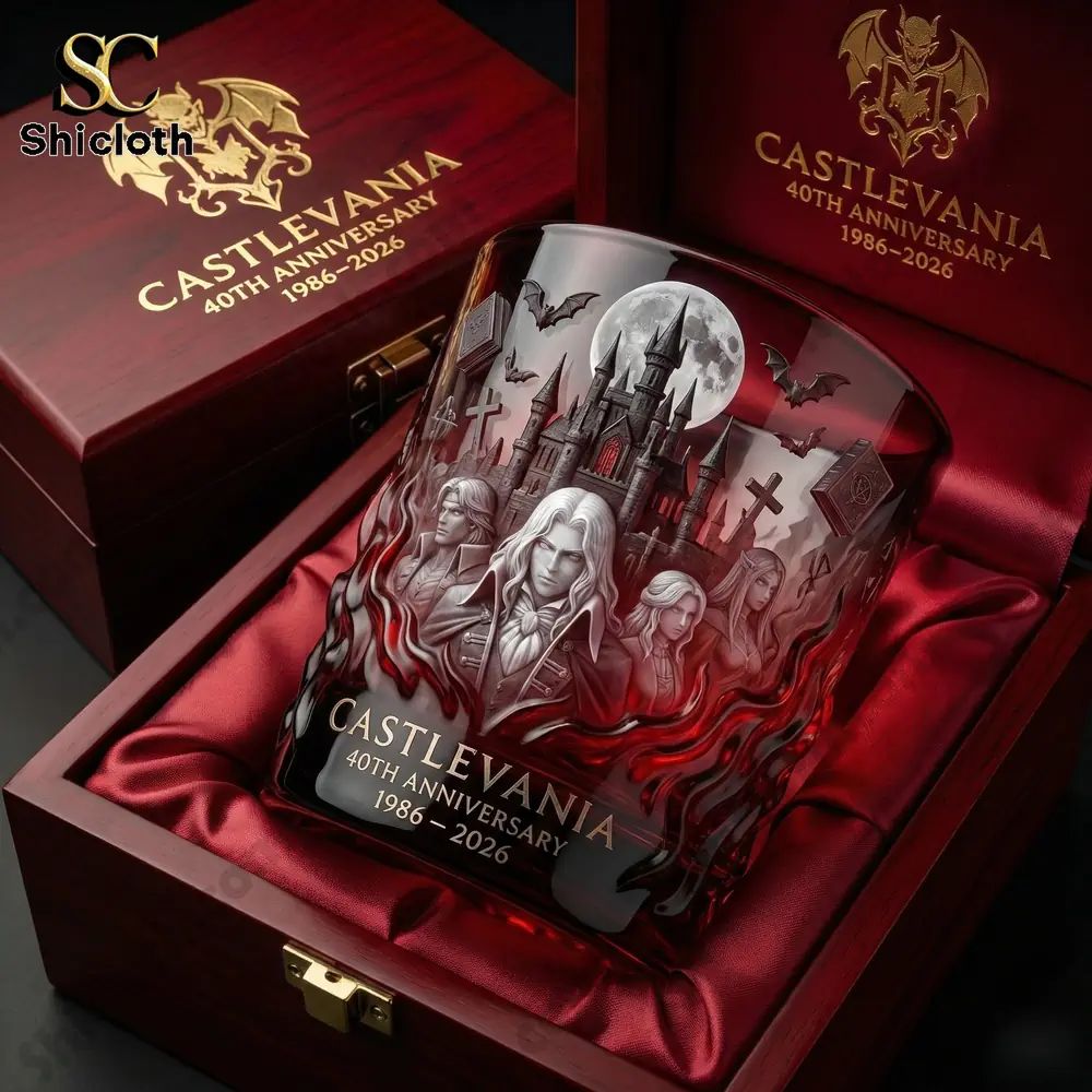 Castlevania 40th Anniversary Gothic Collector Glass