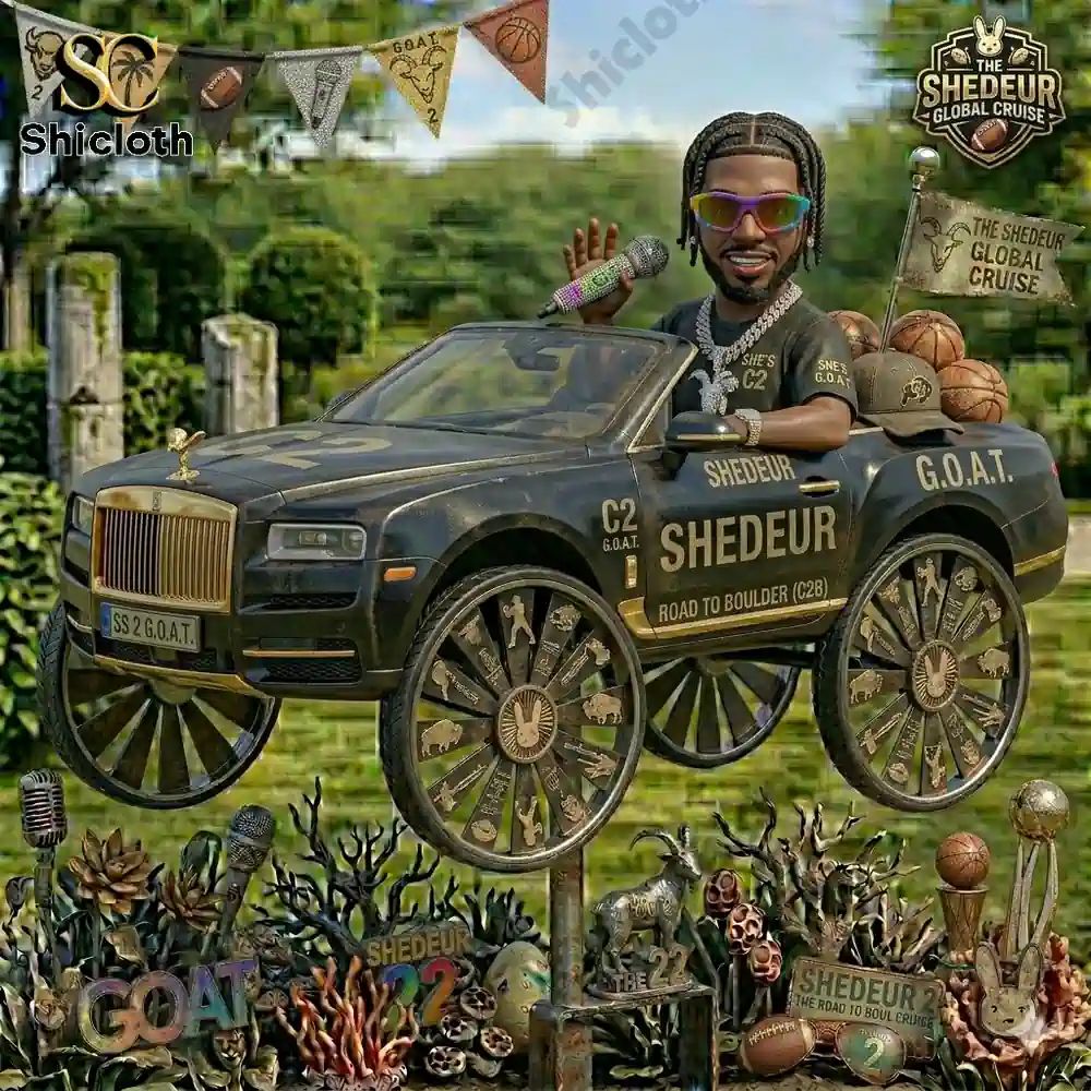 Shedeur Sanders x Rolls-Royce Cullinan Wind Spinner For Garden