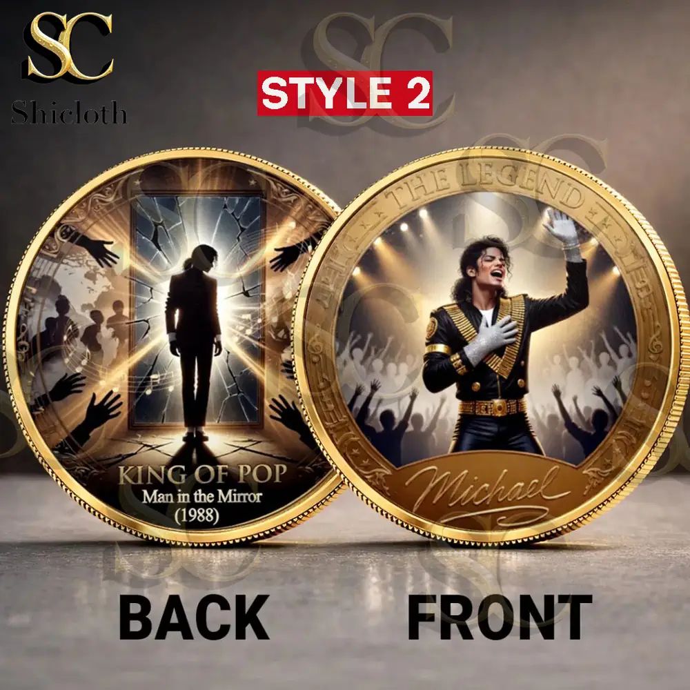 Michael Jackson king Of Pop Commemorative Coin